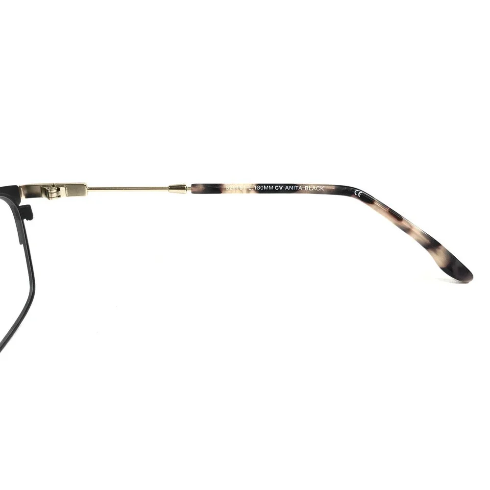 BCBGMAXAZRIA Eyeglasses Frames ANITA BLACK Matte Satin Tortoise 52-16-130
